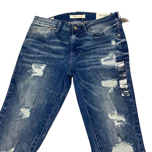 Pacsun Stacked Skinny Comfort Stretch Ripped JeansMen’s30x32 New MSRP: $ 54